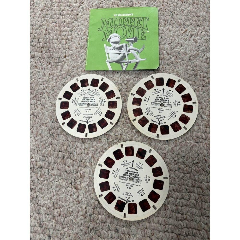 70s/80s  MUPPET View-Master Vintage Vintage Lot - Picture 3 of 4